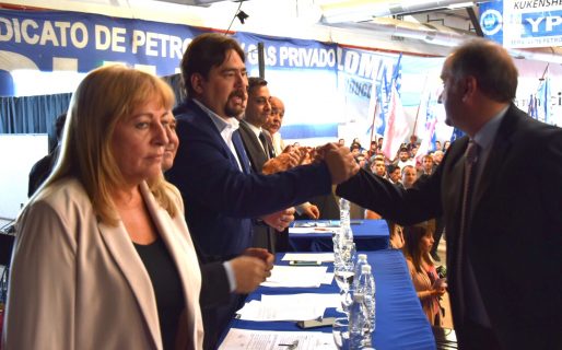 Almirón valoró la búsqueda de inversiones para reconstruir la ciudad
