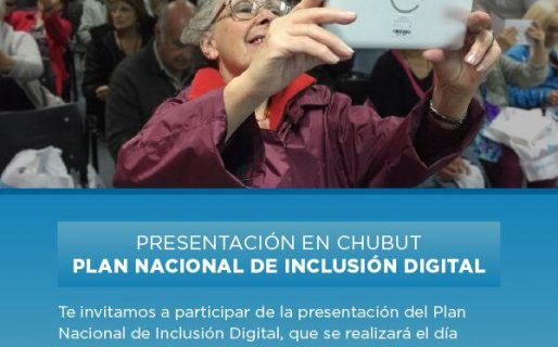 Menna participa del lanzamiento del Plan Nacional de Inclusión Digital