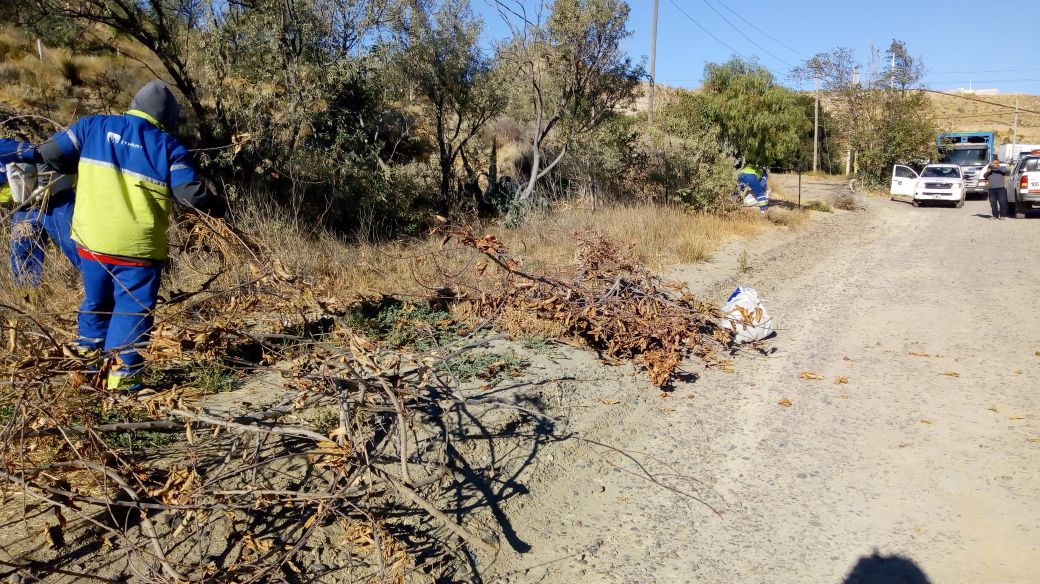 El programa Limpiando Comodoro ya trasladó 1700 m3 de basura