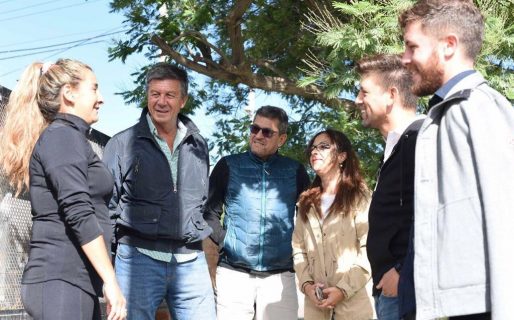 Menna encabezó en Chubut el timbreo que a nivel nacional realizó Cambiemos