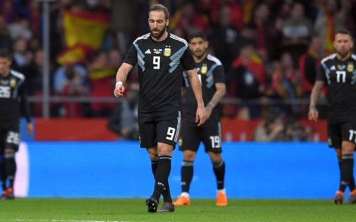 España bailó a la Selección Argentina por 6 a 1