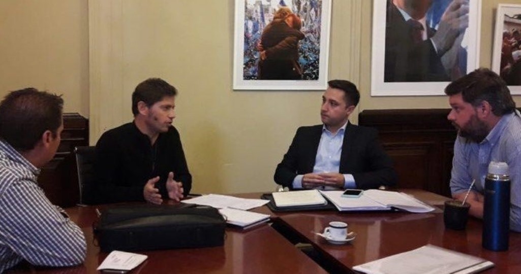 El concejal Caridi se reunió con el diputado Kicillof