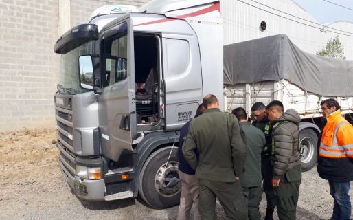 El Municipio demoró un camión que trasladaba sustancias peligrosas sin documentación