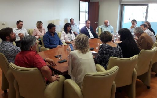 Reunión de Garzonio con diputados provinciales por el presupuesto