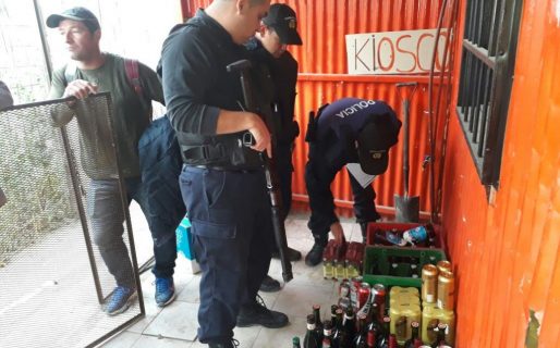 Secuestraron más de 200 litros de bebidas alcohólicas