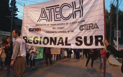 La Regional Sur de ATECh se manifestará en la Ruta en rechazo a la paritaria docente