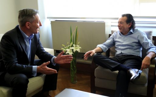 Arcioni se reunió con el ministro de Producción nacional Dante Sica