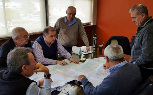 Linares definió obras para que a Comodoro no la vuelvan a impactar los temporales