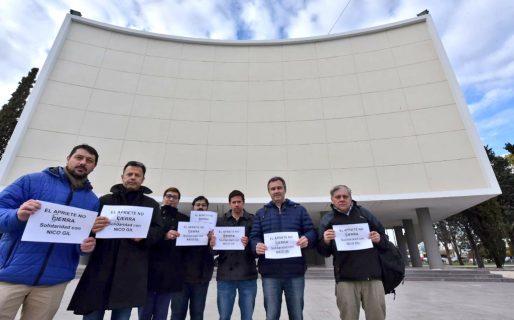 El líder de APEL amenazó a un periodista en la Legislatura del Chubut