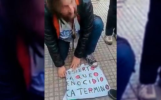 El video donde Goodman explica cómo bloquear el hotel en el que realizaban las paritarias