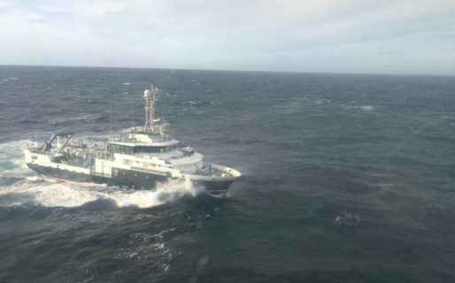 Prefectura continúa la búsqueda del pesquero Rigel pese al viento y las olas de hasta cinco metros