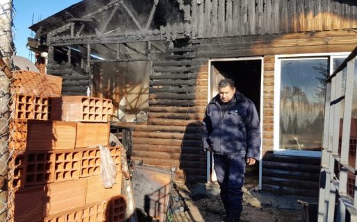 Falleció una mujer en el incendio en Km 8