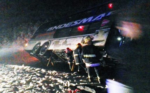Hubo 9 heridos en el vuelco de un colectivo en Ruta 26