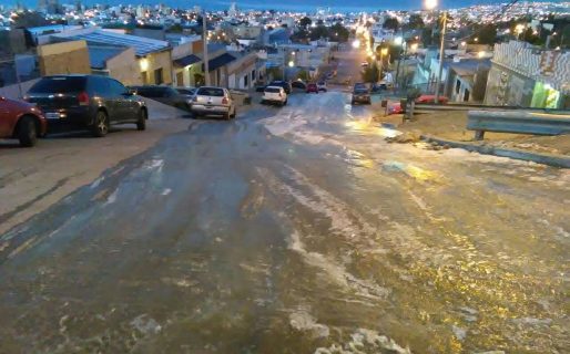 Piden precaución por la escarcha en las calles de Comodoro