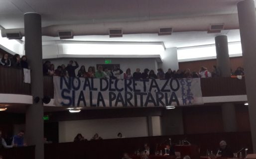 Pidieron sesión especial para tratar el decreto docente, pero insistirán con volver a paritarias