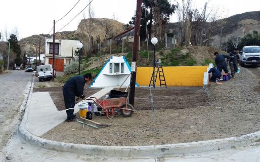 Reacondicionaron espacios públicos de Km. 3