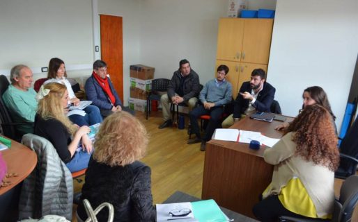 Funcionarios de la Secretaría de Vivienda de la Nación recorrieron obras en Comodoro