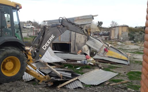 Levantaron otra ocupación informal en tierras de zona norte de Comodoro