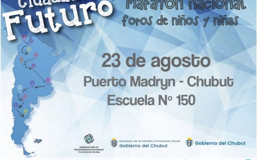 Chubut participará de la Primera Maratón Nacional de Foros de Niños y Niñas