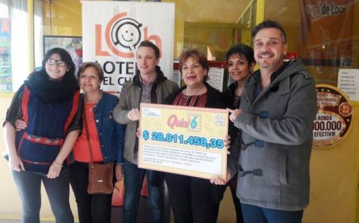 Lotería del Chubut entregó un premio millonario del Quini 6 en Comodoro