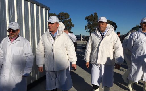Sergio Massa comenzó su recorrido en Chubut