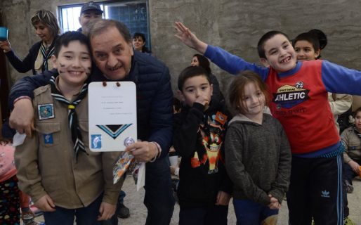 Linares destacó la acción social que se lleva adelante desde el Grupo Scout Nuestra Señora de Luján
