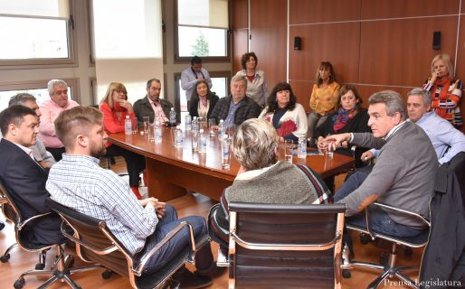 Los diputados provinciales se reunieron con Agustín Rossi