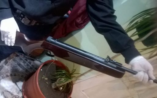 Encuentran droga, un rifle y un celular en un allanamiento en Divina Providencia