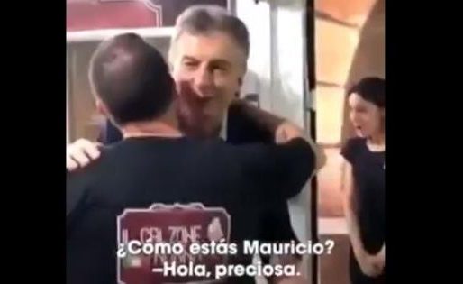 El mensaje poco alentador de Macri a una pizzería recién inaugurada