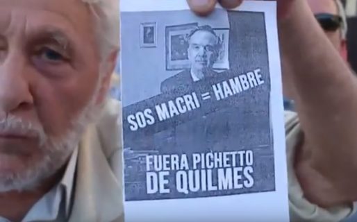 Pichetto fue a hacer campaña a Quilmes y lo escracharon: «Sos Macri»