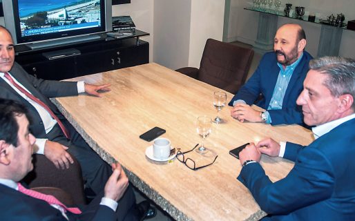 Arcioni recibió a los gobernadores Manzur, Zamora e Insfrán para analizar el contexto nacional