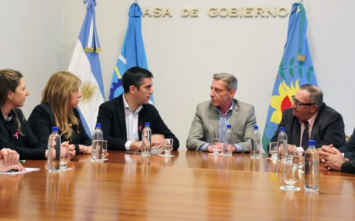 Arcioni recibió al presidente de la Legislatura de la provincia de Buenos Aires
