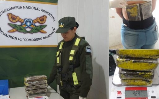 Detienen a dos mujeres con cuatro kilos de cocaína