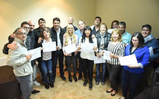 Linares participó de la asunción de las nuevas autoridades de la Vecinal 25 de Mayo