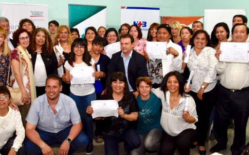 Concluyeron en Km. 8 los cursos del Programa PyMEs de PAE a través del Hospital Británico