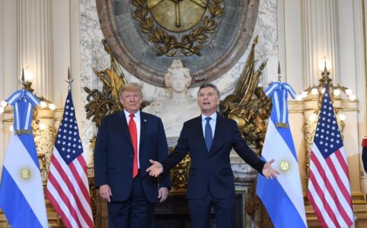 Macri y Trump celebraron su amistad en Casa de Gobierno