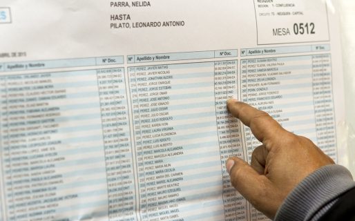 Los padrones electorales estarán listos entre el 9 y 10 de diciembre