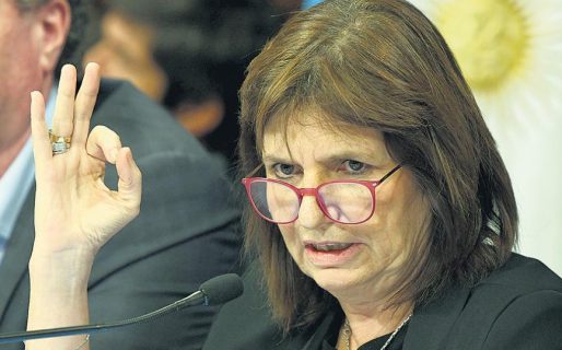 Bullrich quiere meter bala a lo largo y a ancho del país