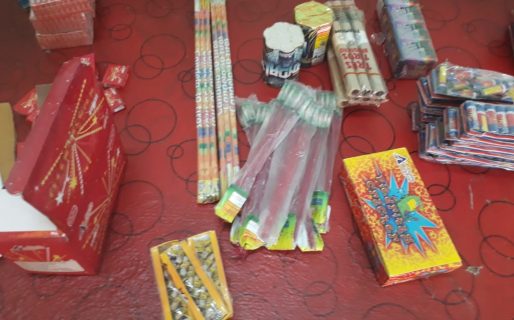 Personal policial y municipal secuestró pirotecnia en pleno centro