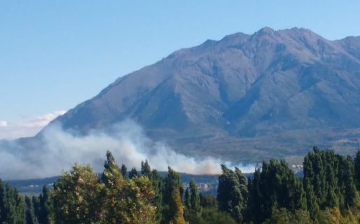 Otro incendio en la cordillera: el Paraje La Rinconada, en Epuyén