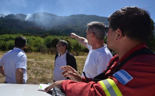 Arcioni sobre los incendios: «En el caso de Lago Puelo los focos son intencionales»