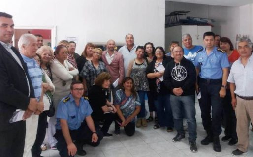 Massoni, con vecinales, garantizó accionar de Jefes de Comisaría