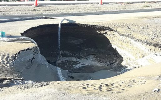 Cortan el agua por una rotura en el Acueducto viejo