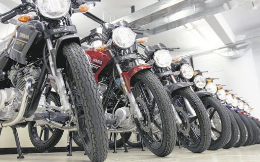 Derrumbe de las ventas y la producción de motos