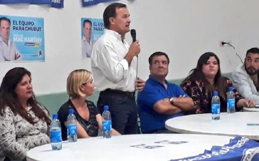 Mac Karthy presentó en Comodoro su propuesta y a sus candidatos a diputados