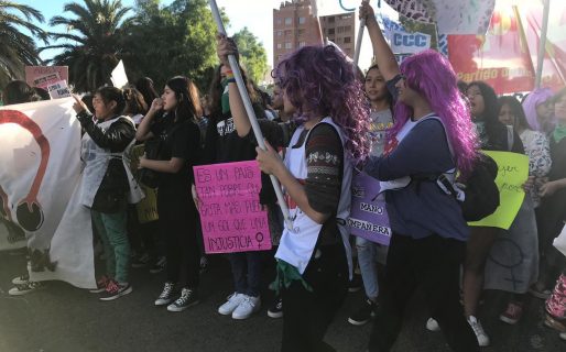 #8M en Comodoro: las mujeres marcharon en defensa de sus derechos