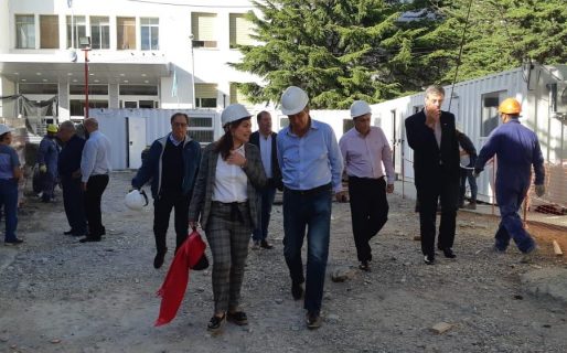 Menna recorrió junto a autoridades nacionales la obra del CABIN