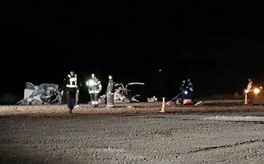 Una mujer murió tras un choque frontal en Ruta 3