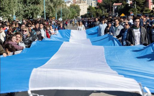 Los comodorenses rindieron homenaje a los héroes de Malvinas