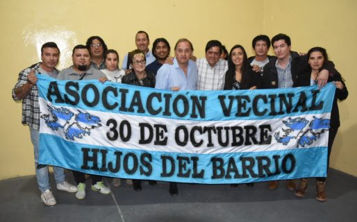 Linares anunció fuerte inversión en obras para el barrio 30 de Octubre